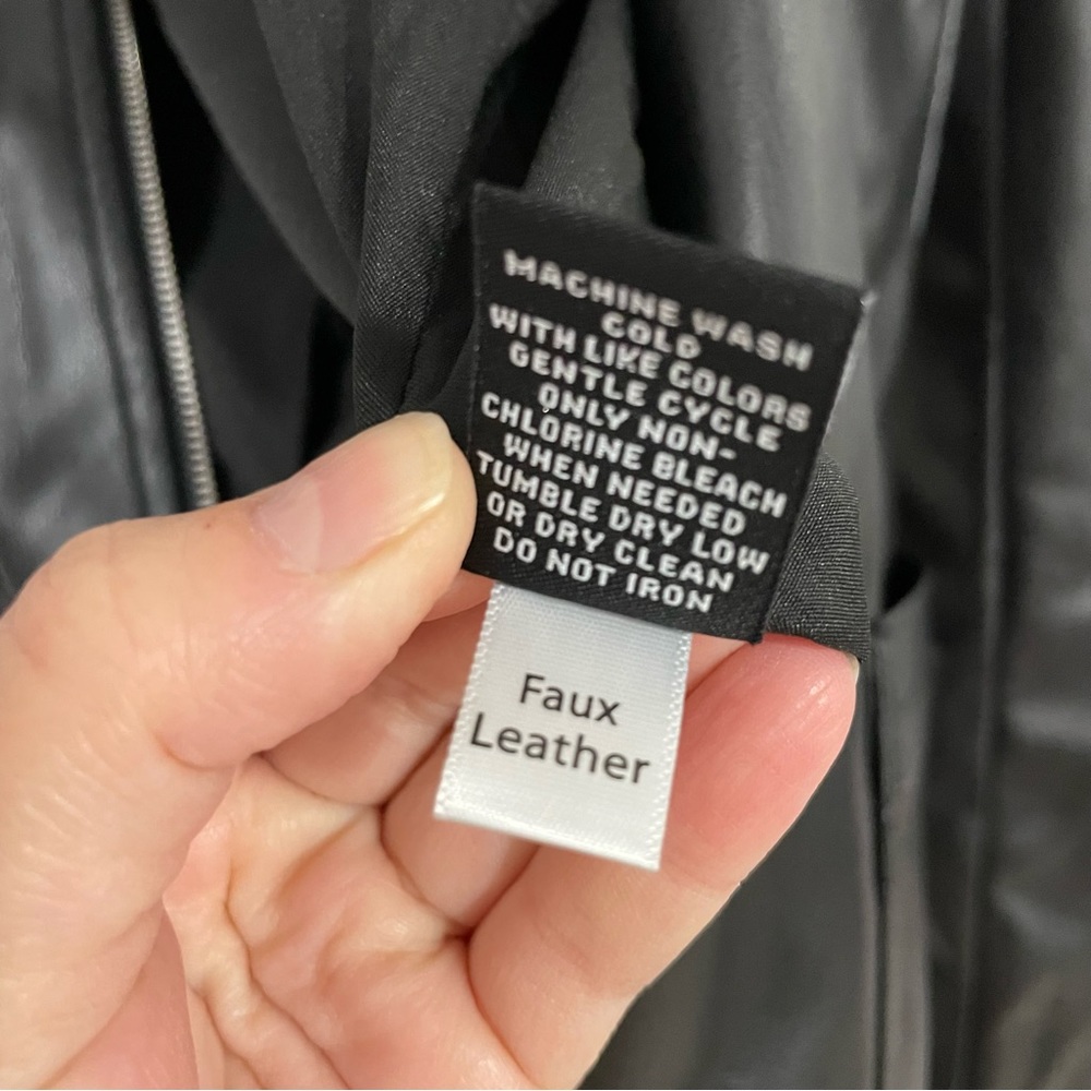 Premise Faux Leather Vegan Jacket NWOT - Picture 8 of 9
